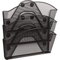 Classeur magn&eacute;tique en treillis m&eacute;tallique Onyx, 3 pochettes St. Lawrence Industrial & Safety Supply