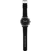 Tr&egrave;s grande montre chronographe automatique pour plongeur/pilote d'avion, Num&eacute;rique, &agrave; piles, 46 mm, Noir St. Lawrence Industrial & Safety Supply