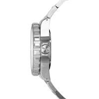 Grande montre automatique de plong&eacute;e avec feuille d'&eacute;rable gris et bracelet en acier inoxydable, Num&eacute;rique, &agrave; piles, 41 mm, Argent St. Lawrence Industrial & Safety Supply