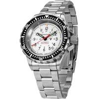 Grande montre automatique de plong&eacute;e &eacute;dition arctique GSAR avec bracelet en acier inoxydable, Num&eacute;rique, &agrave; piles, 41 mm, Argent St. Lawrence Industrial & Safety Supply