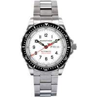 Tr&egrave;s grande montre automatique &eacute;dition arctique avec jour/date avec bracelet en acier inoxydable, Num&eacute;rique, &agrave; piles, 46 mm, Argent St. Lawrence Industrial & Safety Supply