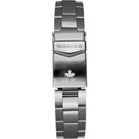 Grande montre automatique de plong&eacute;e avec feuille d'&eacute;rable gris et bracelet en acier inoxydable, Num&eacute;rique, &agrave; piles, 41 mm, Argent St. Lawrence Industrial & Safety Supply