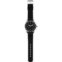 Tr&egrave;s grande montre &agrave; quartz pour plongeur avec feuille d'&eacute;rable rouge, Num&eacute;rique, &agrave; piles, 46 mm, Noir St. Lawrence Industrial & Safety Supply