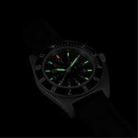 Montre Steel Navigator sur ensemble bracelet en caoutchouc noir de trois morceaux, Num&eacute;rique, &agrave; piles, 41 mm, Noir St. Lawrence Industrial & Safety Supply