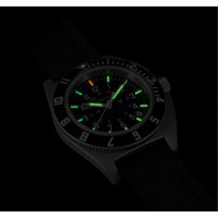 Montre Steel Navigator avec date sur ensemble bracelet en caoutchouc noir de trois morceaux, Num&eacute;rique, &agrave; piles, 41 mm, Noir St. Lawrence Industrial & Safety Supply