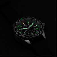 Montre Steel Navigator avec date sur ensemble bracelet en caoutchouc noir de trois morceaux, Num&eacute;rique, &agrave; piles, 36 mm, Noir St. Lawrence Industrial & Safety Supply
