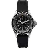 Montre Steel Navigator avec date sur ensemble bracelet en caoutchouc noir de trois morceaux, Num&eacute;rique, &agrave; piles, 36 mm, Noir St. Lawrence Industrial & Safety Supply