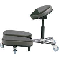 STAG4 Adjustable Kneeling Chair, Vinyl, Black/Grey St. Lawrence Industrial & Safety Supply
