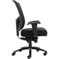 Chaise &agrave; dossier haut avec m&eacute;canisme &agrave; basculement synchronis&eacute; robuste Raven 400, Mailles, Noir, Capacit&eacute; 400 lb St. Lawrence Industrial & Safety Supply