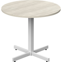 Newland Height-Adjustable Round Table, 36" L x 36" W x 29" H, 1" Top, Laminate, Tan St. Lawrence Industrial & Safety Supply
