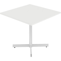 Newland Height-Adjustable Square Table, 36" L x 36" W x 29" H, 1" Top, Laminate, White St. Lawrence Industrial & Safety Supply