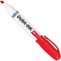 Marqueur Dura-Ink no 55, Rouge, Pointe Ciseau St. Lawrence Industrial & Safety Supply