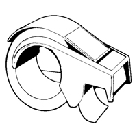 Hand Tape Dispenser, Standard-Duty, Fits Tape Width Of 50.8 mm (2") St. Lawrence Industrial & Safety Supply