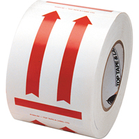 This Side Up Pictogram Special Handling Labels, 6" L x 4" W, Red on White St. Lawrence Industrial & Safety Supply