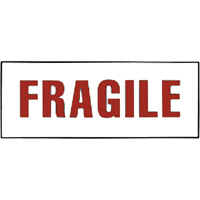 "Fragile" Special Handling Labels, 6" L x 2" W, Red on White St. Lawrence Industrial & Safety Supply