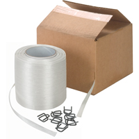 Feuillard en cordon li&eacute;, Polyester, 1/2" la x 750' lo St. Lawrence Industrial & Safety Supply