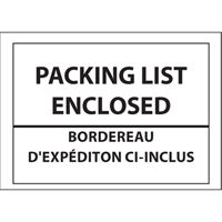 Packing List Envelopes, 4" L x 5" W, Backloading Style St. Lawrence Industrial & Safety Supply