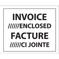 Packing List Envelopes, 4" L x 5" W, Backloading Style St. Lawrence Industrial & Safety Supply