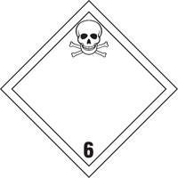 TDG Shipping Labels, Class 6.1, Toxic Substances, Vinyl St. Lawrence Industrial & Safety Supply