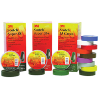 Rubans Super 33+ Scotch, 19 mm (3/4") x 20,1 m (66'), Noir, 7 mils St. Lawrence Industrial & Safety Supply