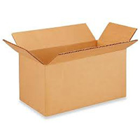 Boîte en carton ondul&eacute;, 9" lo x 4" la x 3" h, ondulations C St. Lawrence Industrial & Safety Supply