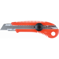Couteau professionnel ATK400, 18 mm, Acier au carbone, Prise en Plastique St. Lawrence Industrial & Safety Supply