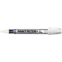 Marqueur &agrave; peinture pour surfaces humides Paint-Riter+, Liquide, Blanc St. Lawrence Industrial & Safety Supply