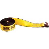 Tendeurs d'arrimage pour treuil, Crochet plat, 3" , 30' , Charge d'utilisation max. 5400 lb (2450 kg) St. Lawrence Industrial & Safety Supply