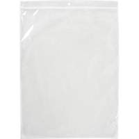 Sacs en poly, Refermable, 12" x 9", 4 mils St. Lawrence Industrial & Safety Supply