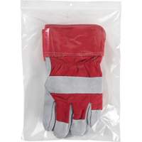 Sacs en poly, Refermable, 12" x 9", 4 mils St. Lawrence Industrial & Safety Supply