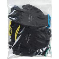 Sacs en poly, Refermable, 12" x 10", 2 mils St. Lawrence Industrial & Safety Supply