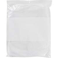 Sacs en poly avec espace inscriptible blanc, Refermable, 15" x 12", 2 mils St. Lawrence Industrial & Safety Supply