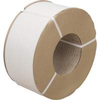 Feuillard, Polypropyl&egrave;ne, 3/8" la x 12900' lo, Blanc, Calibre Machine St. Lawrence Industrial & Safety Supply