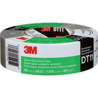 DT11 Heavy-Duty Duct Tape, 11 mils, Silver, 48 mm (2") x 55 m (180') St. Lawrence Industrial & Safety Supply
