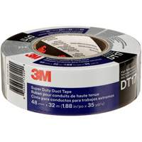 DT17 Super-Duty Duct Tape, 17 mils, Black, 48 mm (2") x 32 m (105') St. Lawrence Industrial & Safety Supply