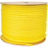 Corde jaune tress&eacute;e 3/8", Polypropyl&egrave;ne, 630' St. Lawrence Industrial & Safety Supply