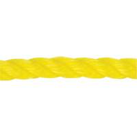Corde jaune tress&eacute;e 1/2", Polypropyl&egrave;ne, 335' St. Lawrence Industrial & Safety Supply