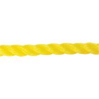 Corde jaune tress&eacute;e 5/8", Polypropyl&egrave;ne, 200' St. Lawrence Industrial & Safety Supply