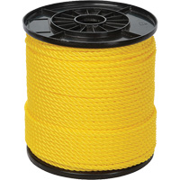 Corde torsad&eacute;e jaune &agrave; trois brins 1/4", Polypropyl&egrave;ne, 550' St. Lawrence Industrial & Safety Supply
