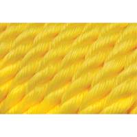 Corde jaune tress&eacute;e, Polypropyl&egrave;ne, 300' St. Lawrence Industrial & Safety Supply