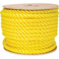 Corde jaune tress&eacute;e, Polypropyl&egrave;ne, 144' St. Lawrence Industrial & Safety Supply