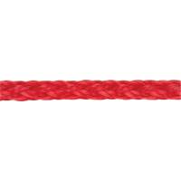 Corde rouge tress&eacute;e, Polypropyl&egrave;ne, 500' St. Lawrence Industrial & Safety Supply