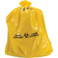 Sacs &agrave; d&eacute;chets, Biorisque, 60" lo x 36" la, 6 mils St. Lawrence Industrial & Safety Supply