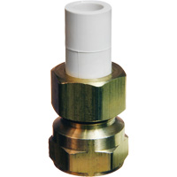 Adaptateur de transition, 1/2" dia., Laiton/PVC-C St. Lawrence Industrial & Safety Supply