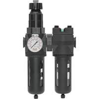 Filtre/d&eacute;tendeur & filtre coalescent Modulair 400 avec bol standard & drain manuel, 3/4" NPTF, 150 psi, Capacit&eacute; de 9,13 oz liq. St. Lawrence Industrial & Safety Supply