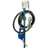 Trousse de pompe pour baril EFP-40 avec moteur S1 avec accessoires pour fluide d&eacute;chappement diesel (DEF), Polypropyl&egrave;ne/Acier inoxydable St. Lawrence Industrial & Safety Supply