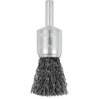 Brosse &agrave; fils cr&ecirc;p&eacute;s mont&eacute;e sur mandrin E050-12, 1/2", Fils 0,012", Tige 1/4" St. Lawrence Industrial & Safety Supply