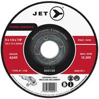 POWER ABRASIVE&reg; Grinding Wheel, 4" x 1/4", 5/8" Arbor, Type 27 St. Lawrence Industrial & Safety Supply