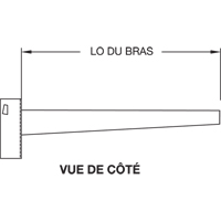 Colonne en porte-&agrave;-faux, Double, 4" la x 10' h St. Lawrence Industrial & Safety Supply