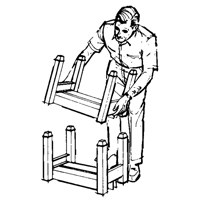 Supports empilables mobiles, 12" la x 16" p, Capacit&eacute; de 2500 lb St. Lawrence Industrial & Safety Supply
